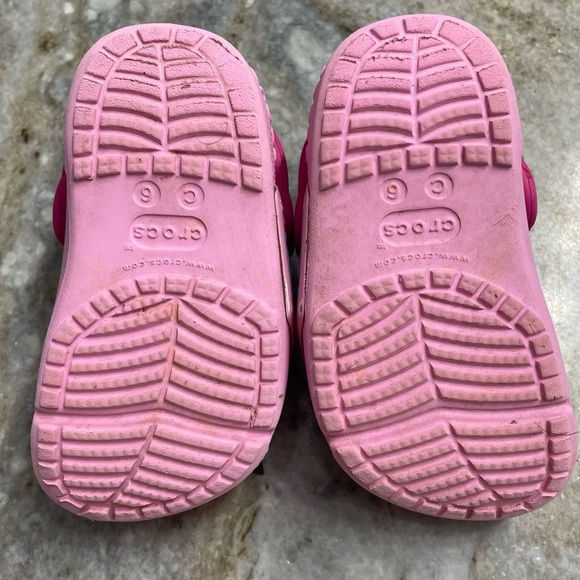 Kid’s Crocs Hearts Light Up Clogs Girls C6 - Picture 10 of 12